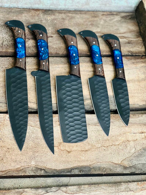 Handmade Damascus Steel Chef Knife Set – Perfect Wedding & Valentine’s Day Gift