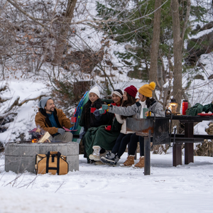 Tote Shape Canvas Firewood Log Carriers