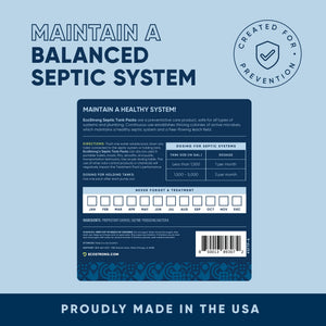 Septic Tank Treatment Packs