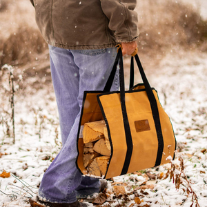 Diamond Shape Canvas Firewood Log Carriers