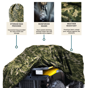 ATV Cover XXL Camouflage 100"L x 47"/36"W x 48"H