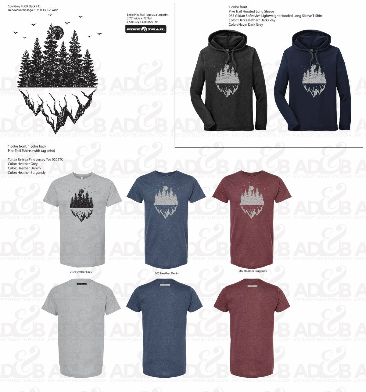 Pike Trail Comfy Tee's &amp; Easy Going Hoodies