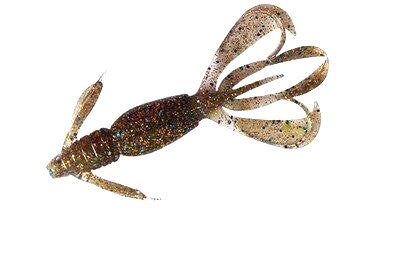 FlapN CritR - Clear w/ Gold &amp; Blue Flakes