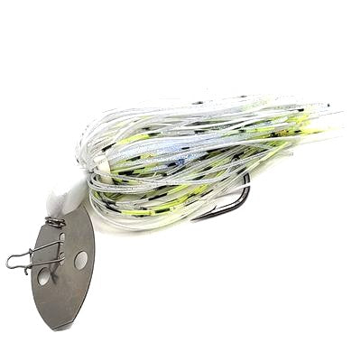 Chatter Jig  -  White Chartreuse Illusion