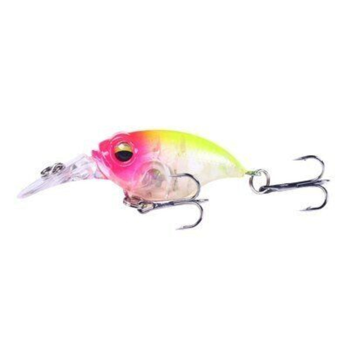 Mini Crankbait  (0 - 3') - Red Chartreuse