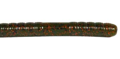 Ribbon Tail Worm 10" - Watermelon  Black and Red Flake