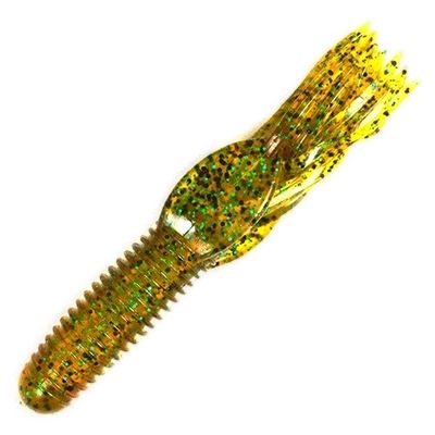 Craw Tube 4"- Pumpkin Green