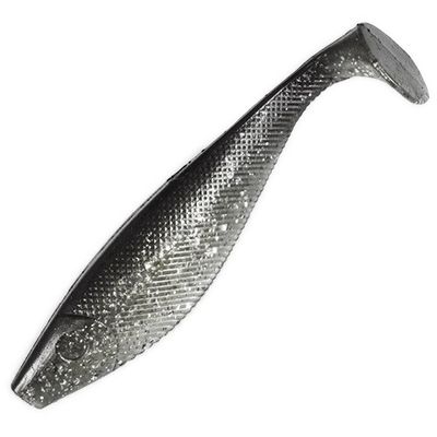 Swim Shad 5" -  Black Silver Glitter