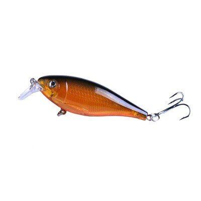 Square Bill Minnow (0-5ft) - Black Red
