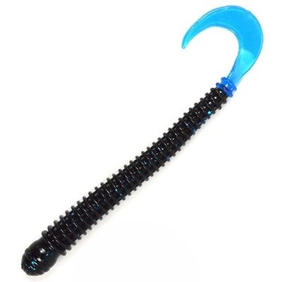 Ring Worm 4" -  Black Blue w/ Blue Tail