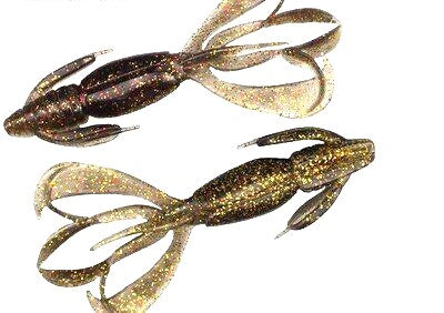 FlapN CritR - Clear w/ Gold &amp; Red Flakes