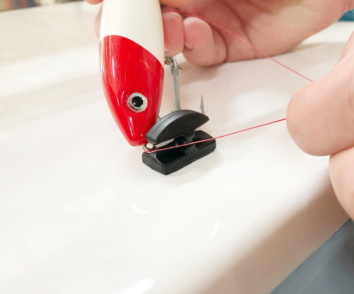 Line Cutterz Ceramic Blade Peel &amp; Stick Flat Mount - Blaze Orange