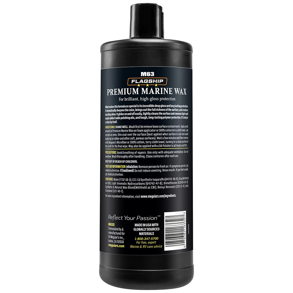 Meguiar's Flagship Premium Marine Wax - 32oz