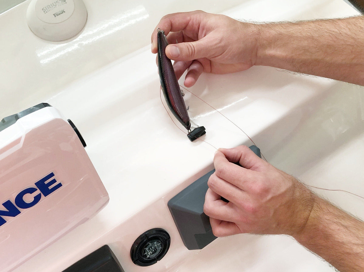 Line Cutterz Ceramic Blade Peel &amp; Stick Flat Mount - Glow-in-the-Dark