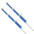 Tigress 15 Telescoping Fiberglass Outrigger Poles - 1-1/8" O.D. - White/Blue - Pair