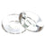 Tigress Glass Outrigger Rings - Pair