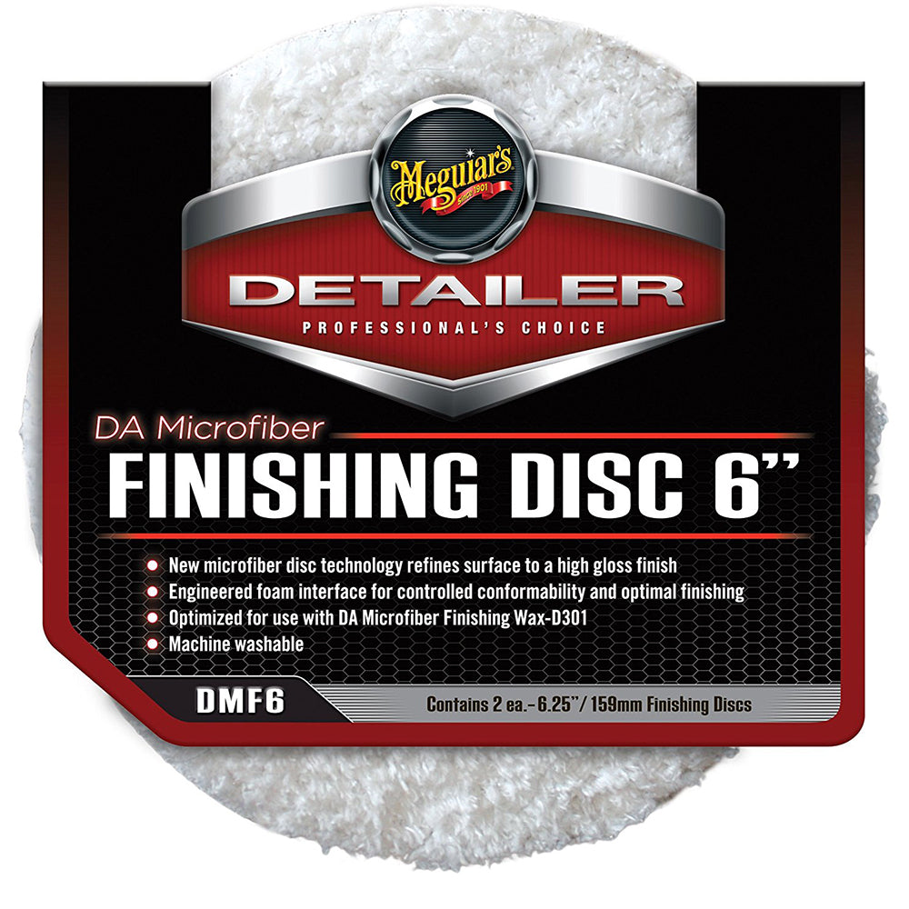 Meguiars DA Microfiber Finishing Disc - 6" - 12-Pack