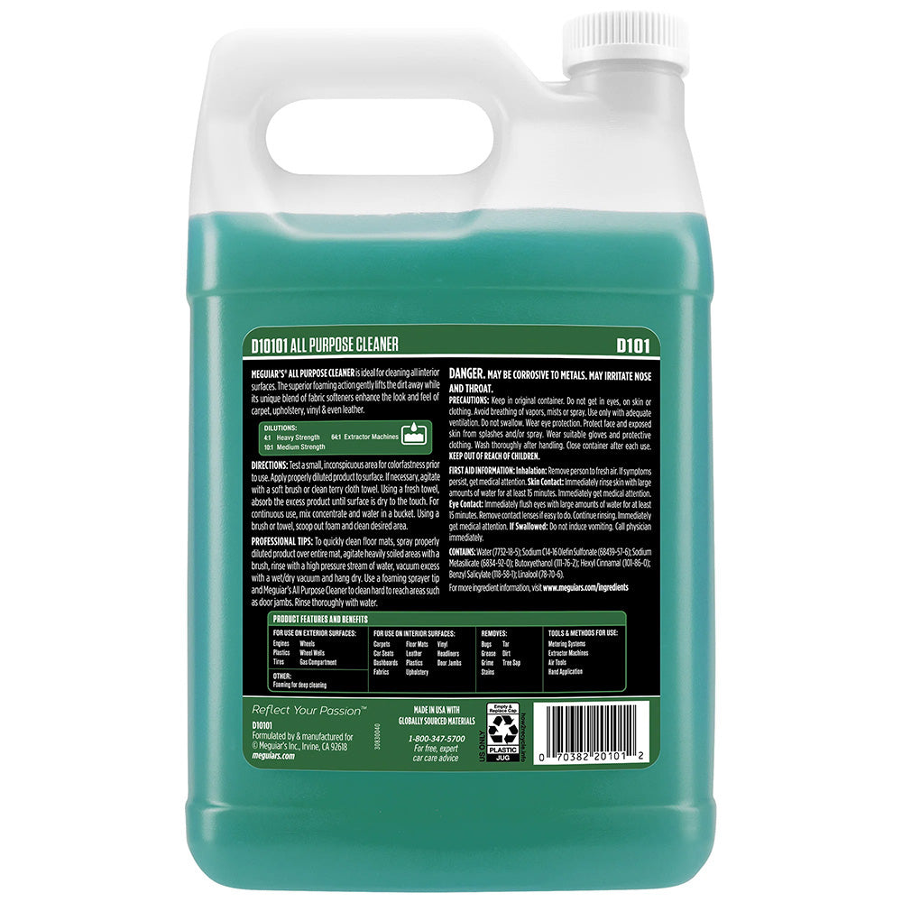 Meguiars Detailer All Purpose Cleaner - 1-Gallon *Case of 4*