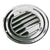 Sea-Dog Stainless Steel Round Louvered Vent - 4"