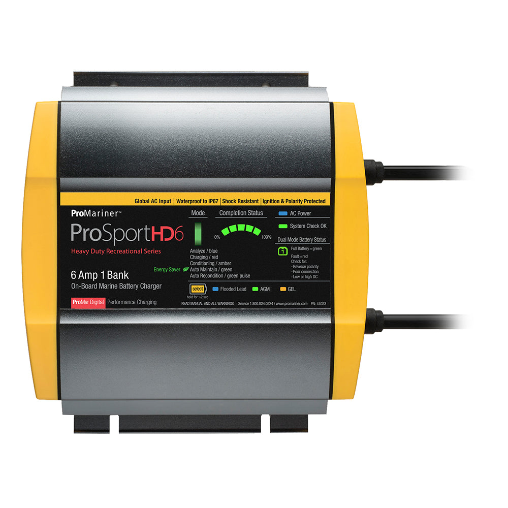 ProMariner ProSportHD 6 Global Gen 4 - 6 Amp - 1 Bank Battery Charger