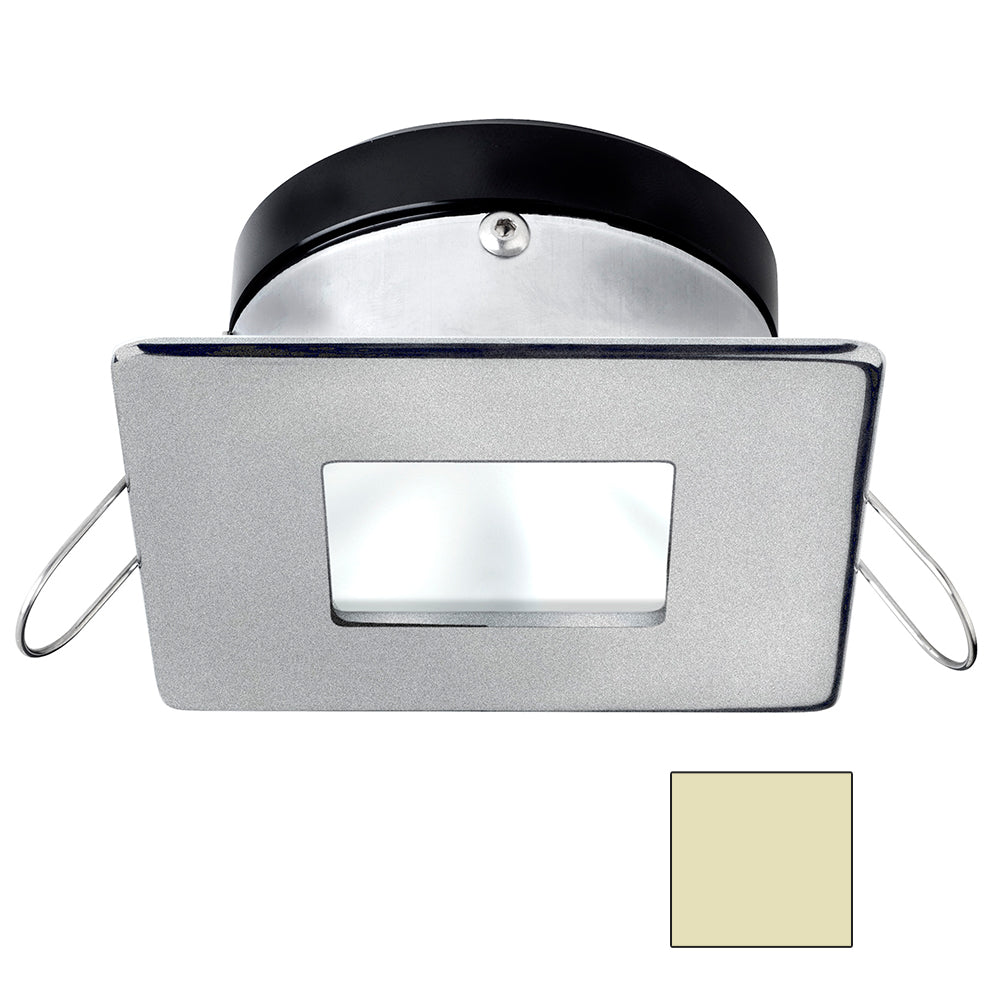 i2Systems Apeiron A1110Z - 4.5W Spring Mount Light - Square/Square - Warm White - Brushed Nickel Finish