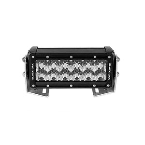 Black Oak Pro Series 3.0 Double Row 6" LED Light Bar - Combo Optics - Black Housing