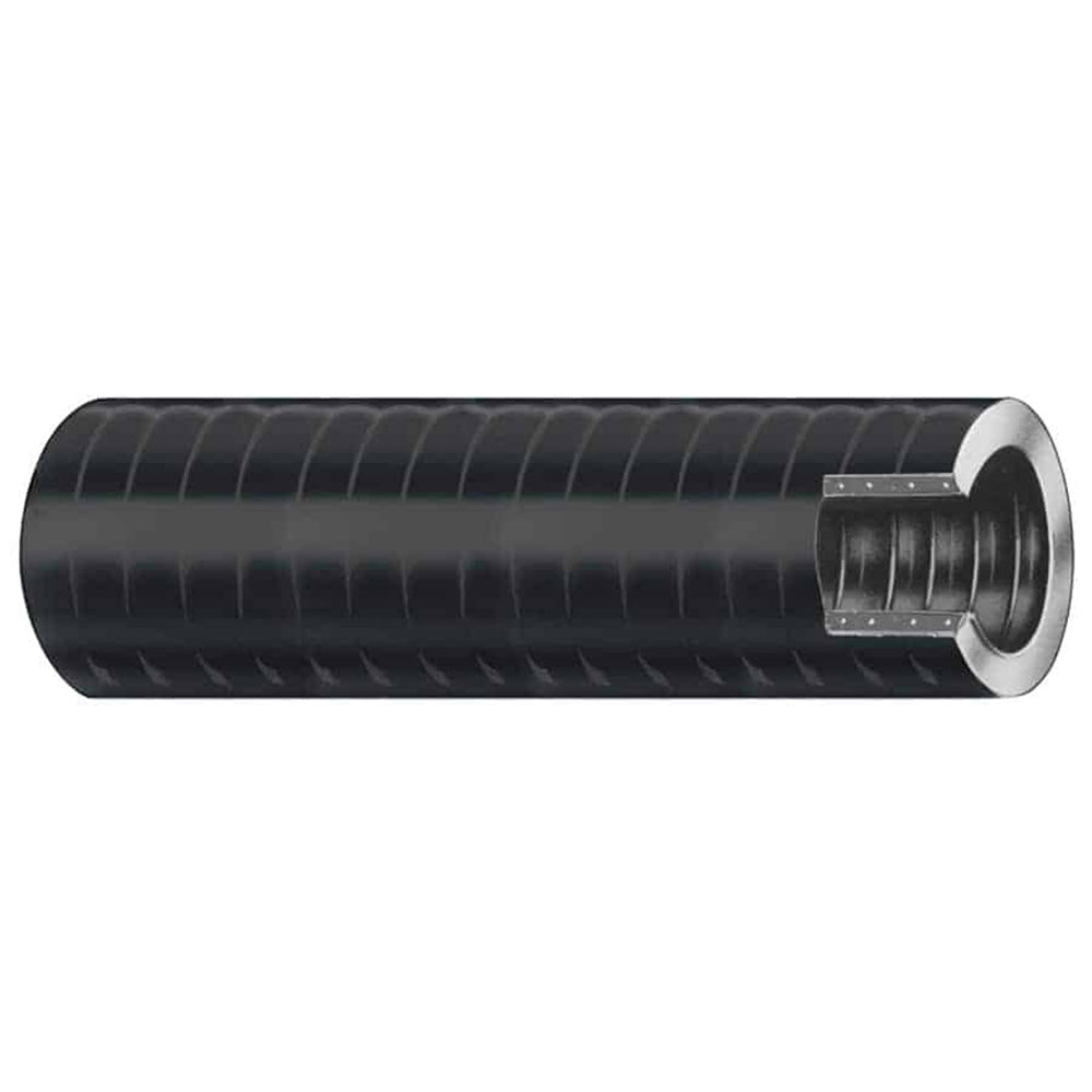 Trident Marine 1-1/8" VAC XHD Bilge  Live Well Hose - Hard PVC Helix - Black - Sold by the foot