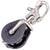 Wichard Snatch Block w/Snap Shackle - Max Rope Size 12mm (15/32")