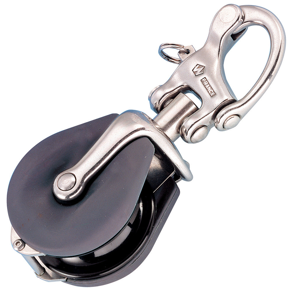Wichard Snatch Block w/Snap Shackle - Max Rope Size 18mm (23/32")