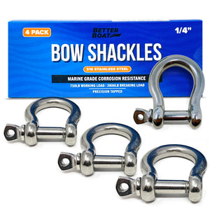 Stainless Steel Bow Shackles