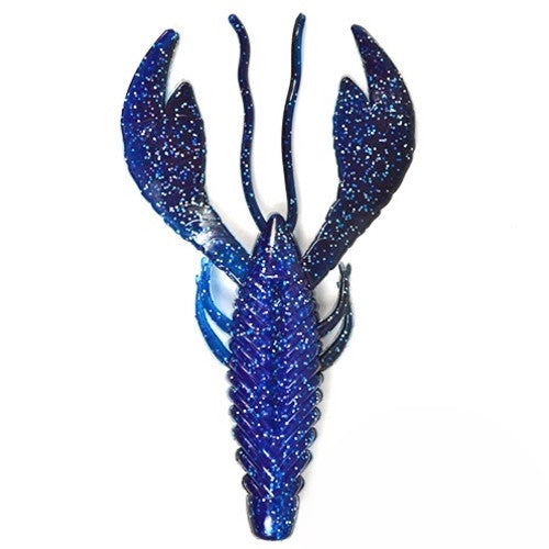 Claw Bug 4" - Black Blue Silver Flake