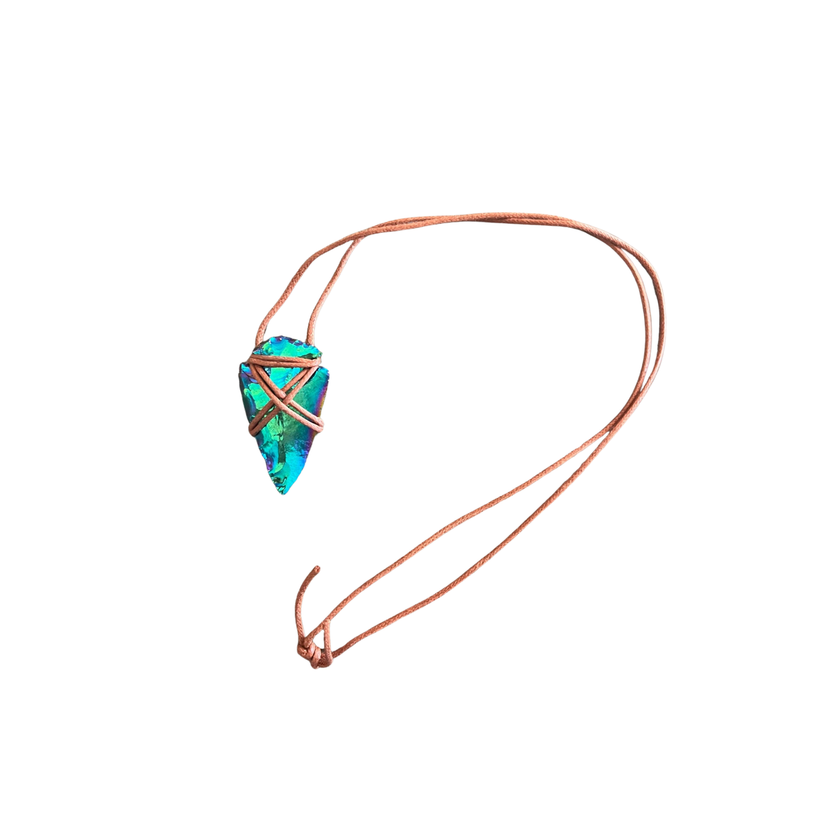 Handmade Replica Arrowhead Necklace