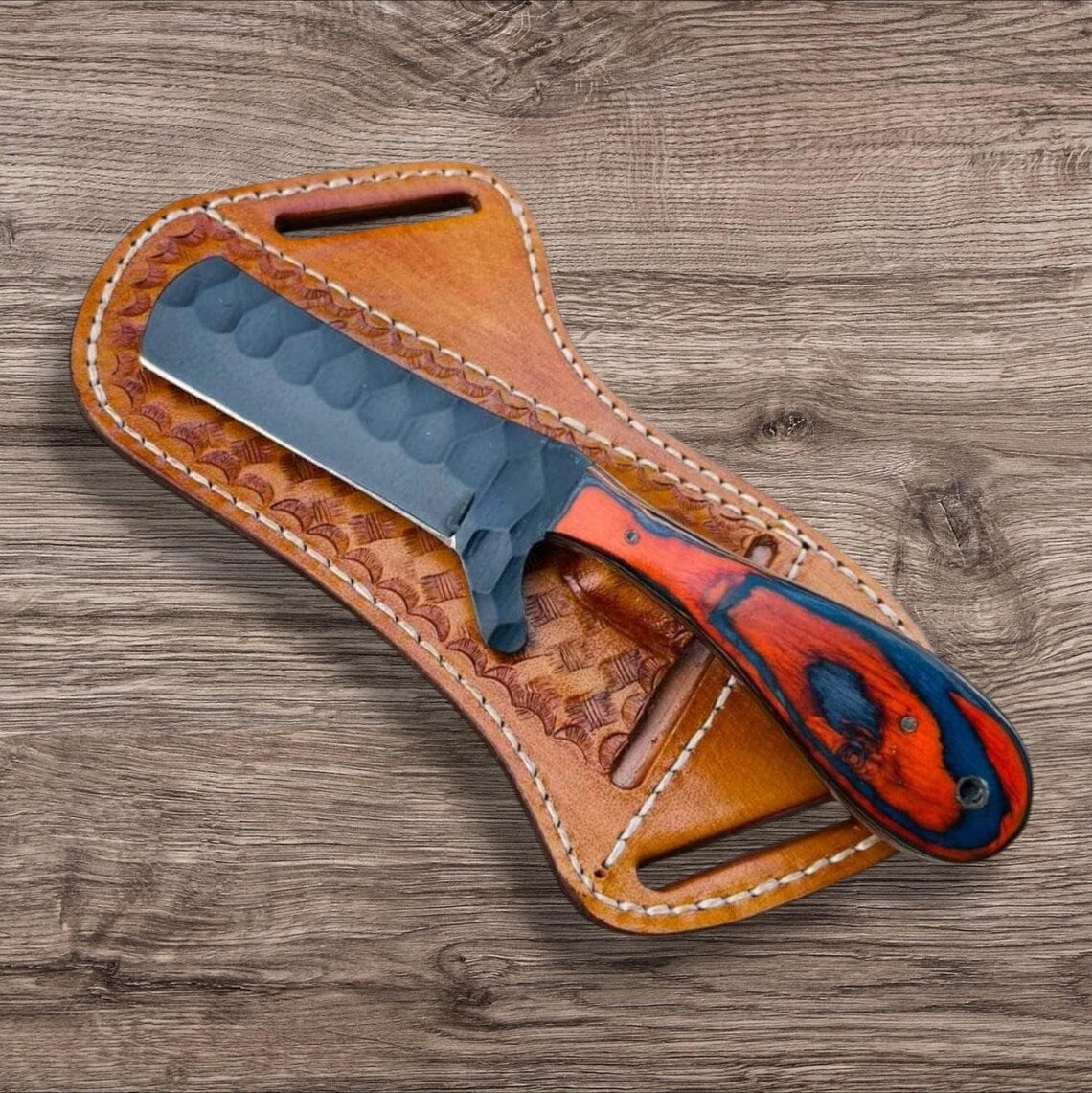 Custom Handmade Bull Cutters - 8-Inch J2 Steel Blade