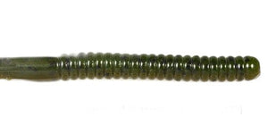 Ribbon Tail Worm  6"- Green Pumpkin / Watermelon Laminate