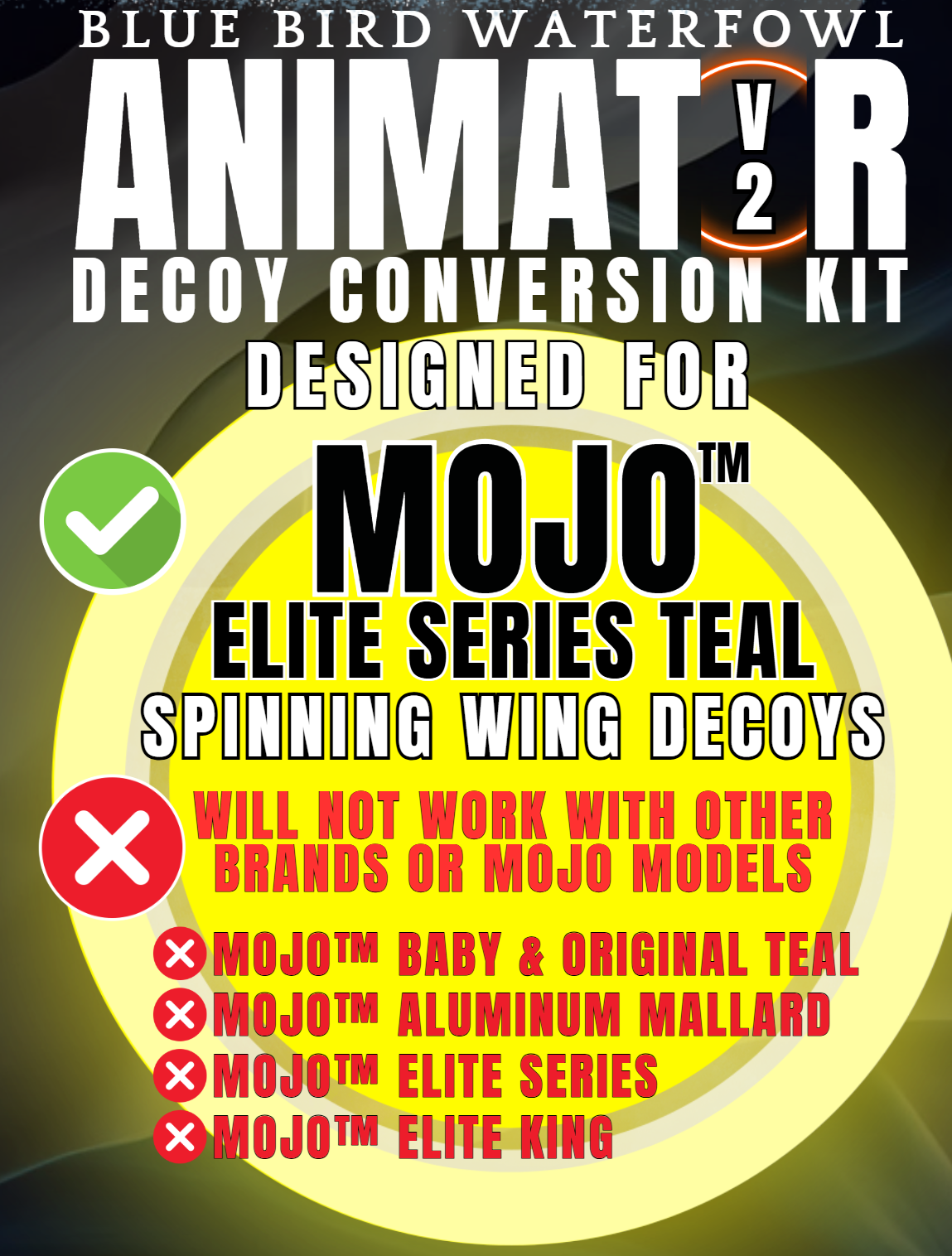 Animator V2 for Mojo Elite Series Teal GWT &amp; BWT