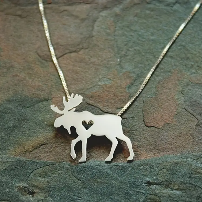Moose Love Necklace
