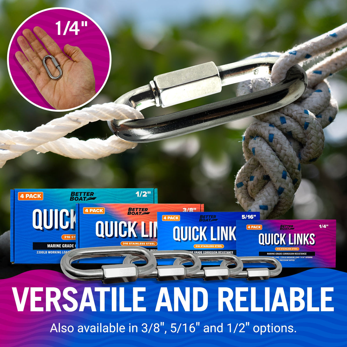 Stainless Steel Quick Links