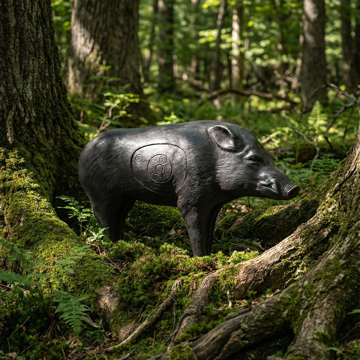 Real Wild 3D Black Boar Archery Target with EZ Pull Foam