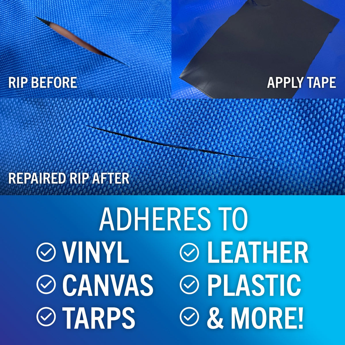 Fabric Repair Tape Boat Covers Awnings