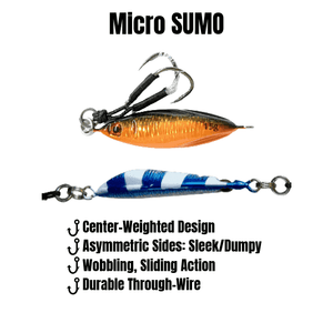 Submission Jigs - Micro Sumo and Mercenary - Slow Pitch Jigs - 2 packs