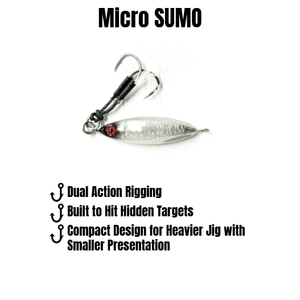 Submission Jigs - Micro Sumo and Mercenary - Slow Pitch Jigs - 2 packs