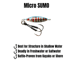 Submission Jigs - Micro Sumo - Slow Pitch Jigs - 4 Packs