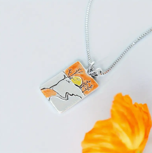Sunset Over Tradition Creek Necklace