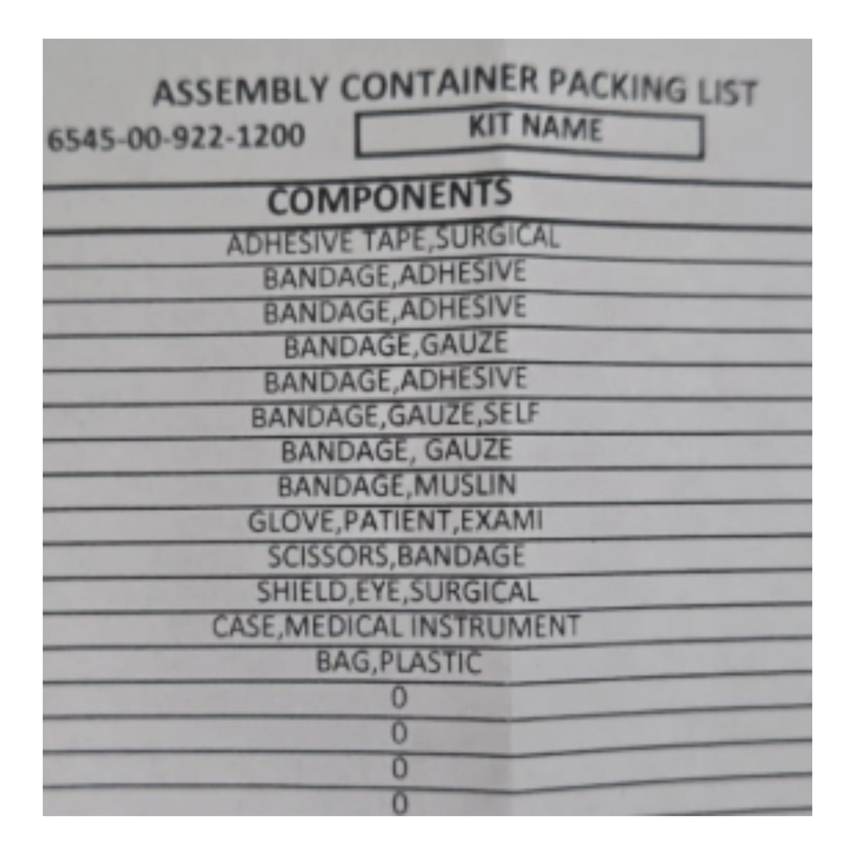 General Purpose First Aid Kit - Complete