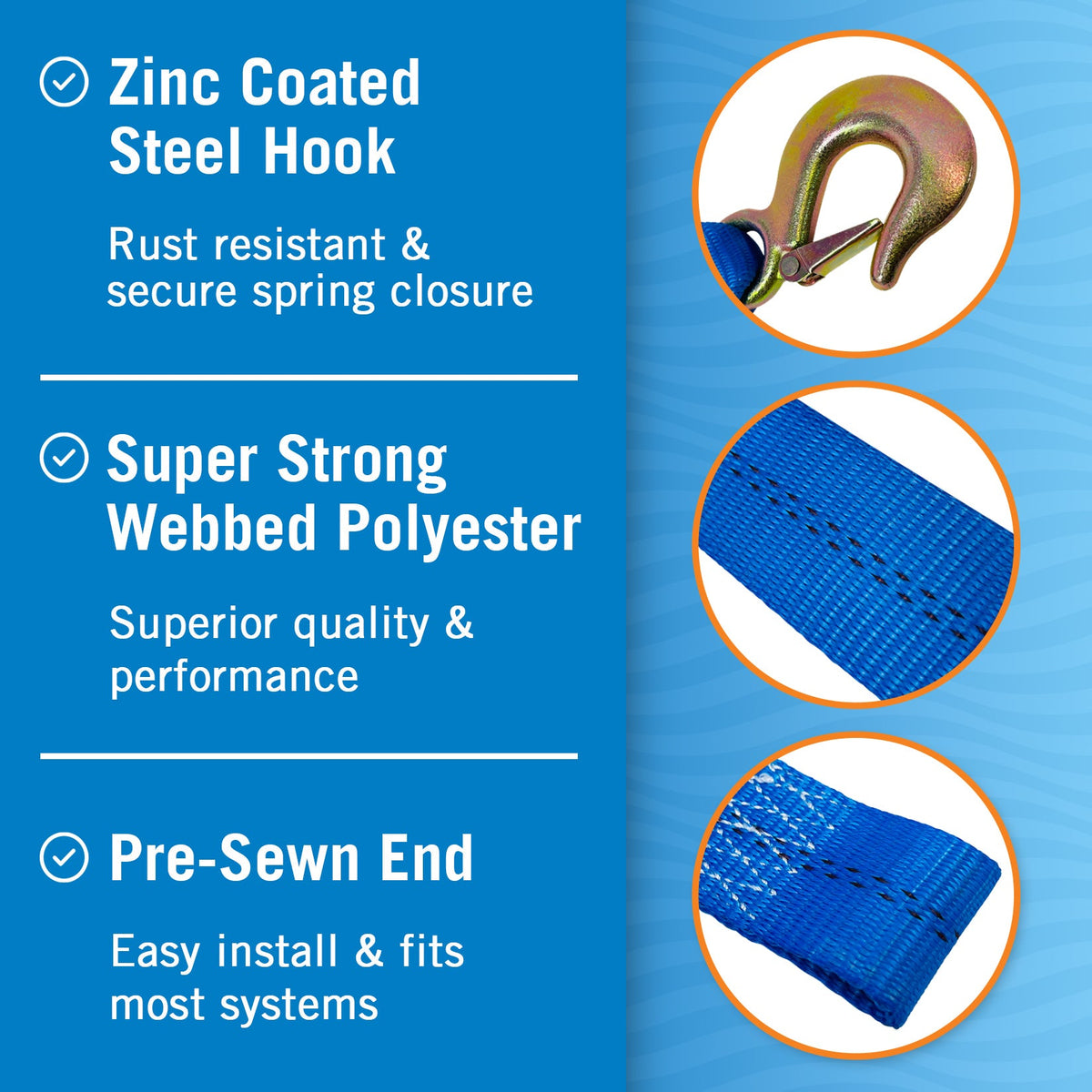 Trailer Winch Strap Replacement