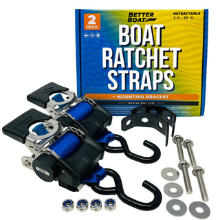 Boat Ratchet Straps - 2 in x 43 in