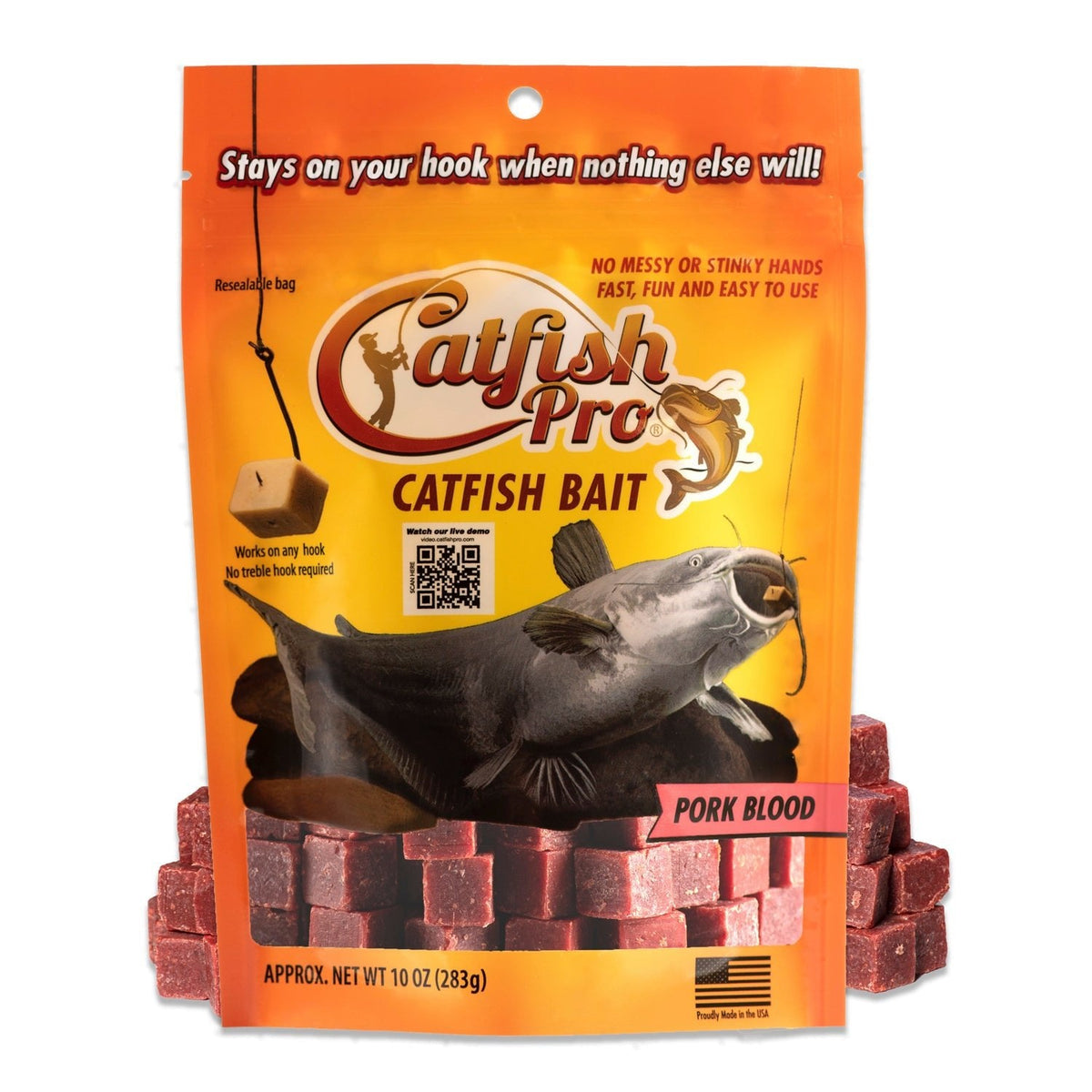Catfish Pro Pork Blood Catfish Bait