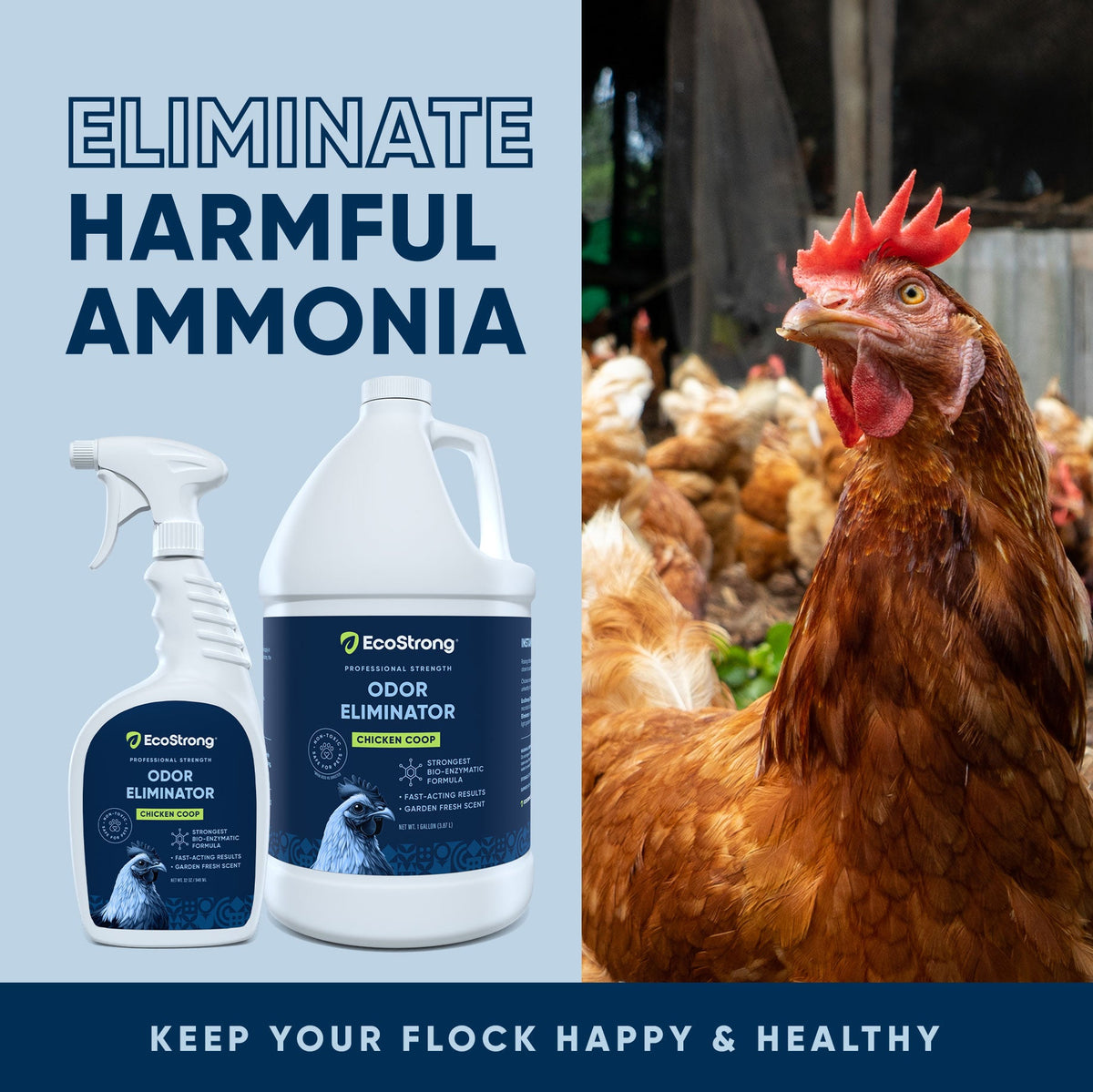 Chicken Coop Odor Eliminator