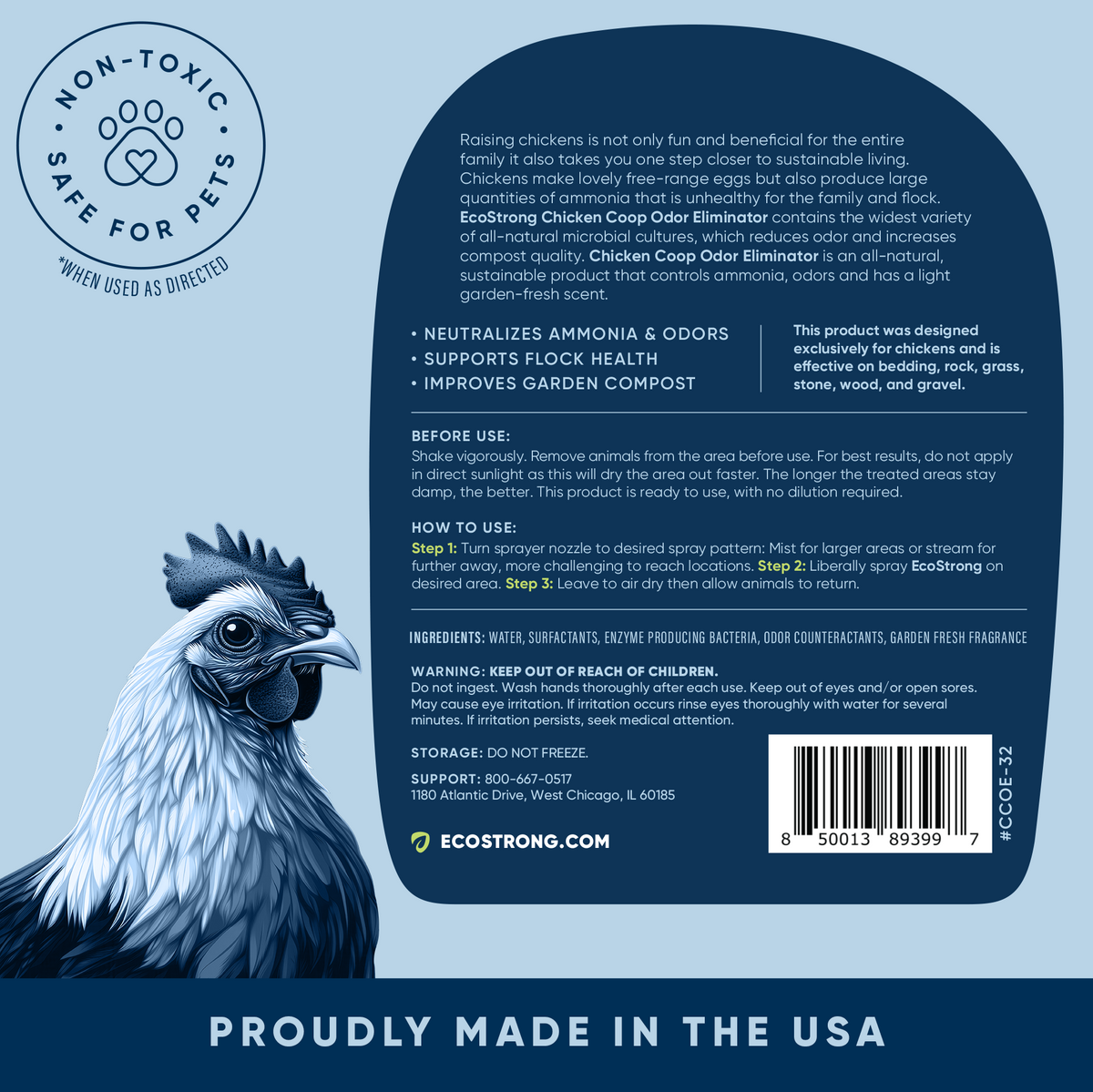 Chicken Coop Odor Eliminator