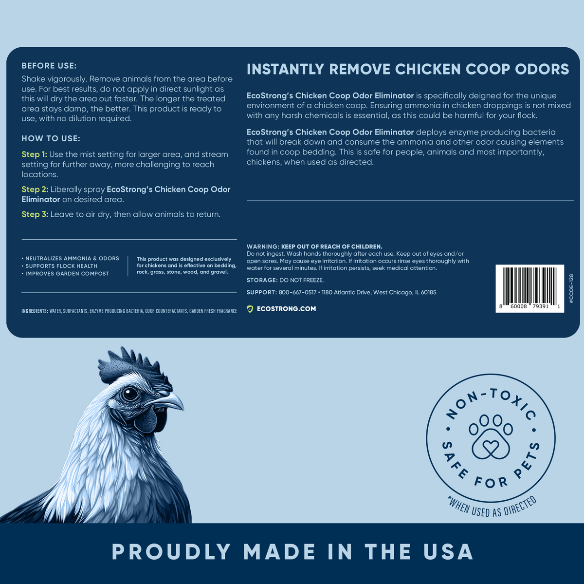 Chicken Coop Odor Eliminator